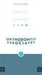 Mobile Screenshot of orthodonticassoc.com